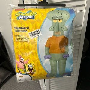 Squidward Inflatable costume- Adult One size Fits Most